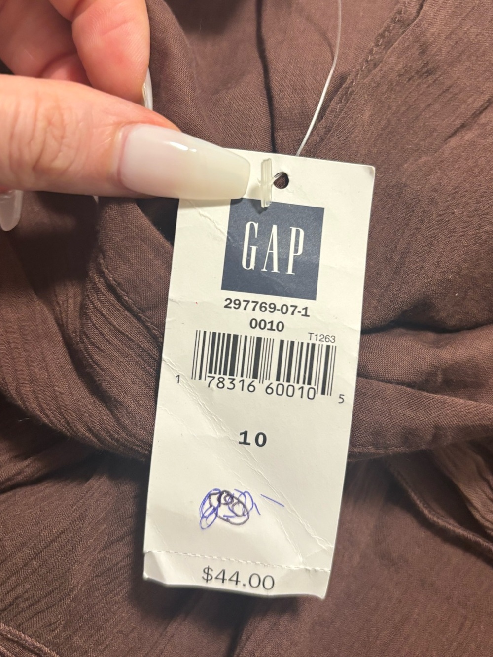 NWT VINTAGE GAP Deadstock Cami Wrap Top - Summer '05 Archive - Picture 9 of 9